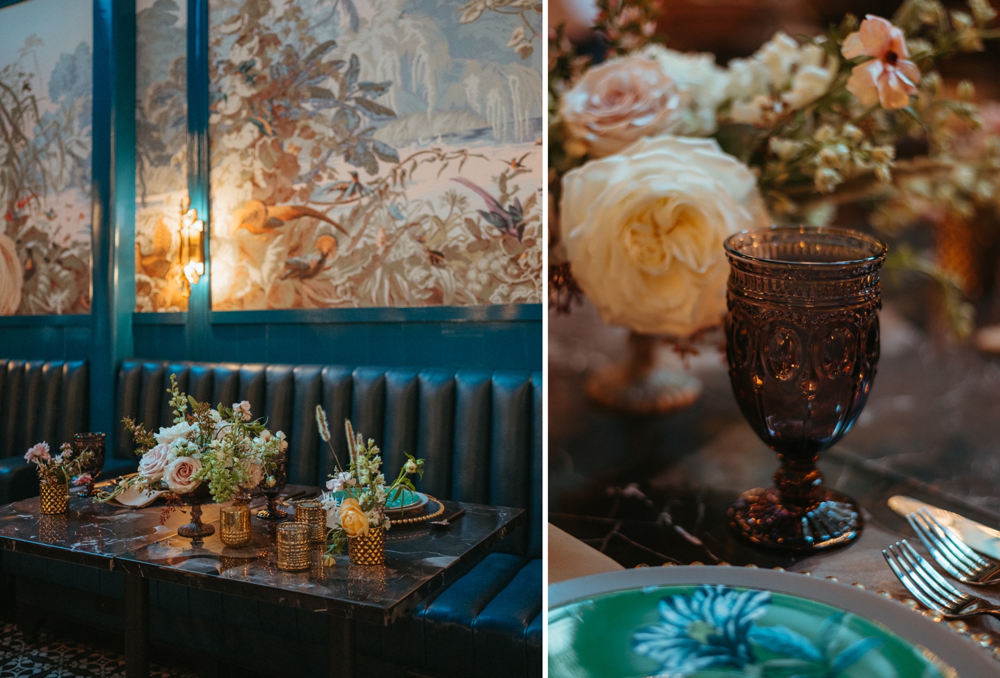 moody intimate elopement details